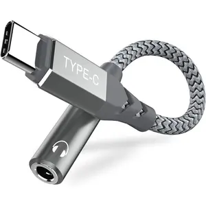USB C to 3.5 mm Headphone Jack Adapter for  S25 S24 S23 FE S22 Ultra S21 FE S20 Ultra, USB Type C to Aux Audio Dongle  Cord for  17 16 15 iPad A16 Pixel 10 8 7 6 Pro 5, Note 20