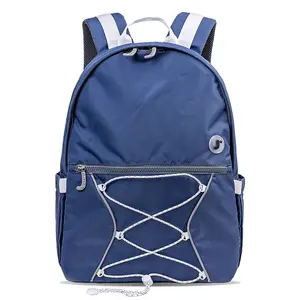 JWorld Cristos 17" Backpack - Ashy Blue: Eco-Friendly, Water-Resistant, Laptop