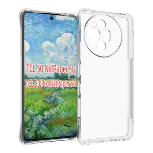Tcl 50 Nxtpaper 5g T702d & Tcl 50 Pro Nxtpaper 5g T803e Transparent Silicone Tpu Anti-Drop Soft Shell Matte Protection Case