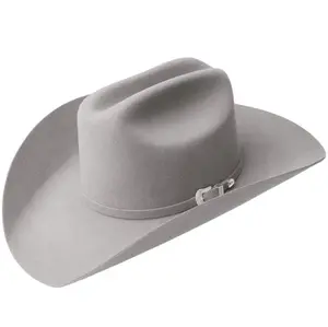 Lightning Cattleman Felt Hat- Silverbelly