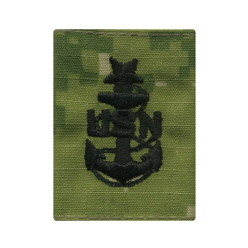 U.S. Navy New NWU Type III Parka Loop E8 Senior Chief Petty Officer Rank