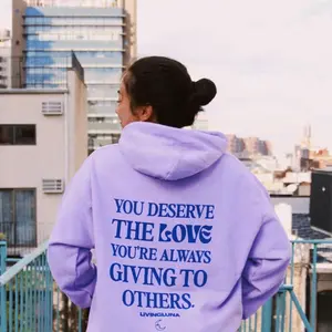 Self Love Hoodie in Lavender
