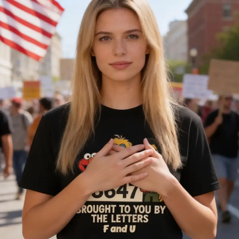 8647 T-shirt, Protest Shirt, Brought To You By the Letter F and U Tee, Unisex Graphic Cotton Top