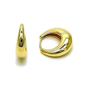 Gold filled huggie hoop