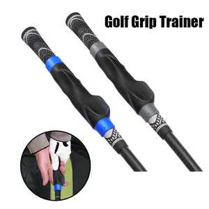 Golf Grip Trainer – Golf Training Aid for Correct Hand Positioning, Fits All Golf Clubs, Build Proper Grip Fundamentals for Consistent Practice