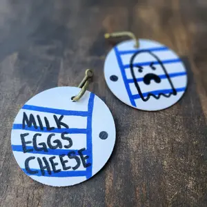 Spongebob Floating Shopping List Ornament