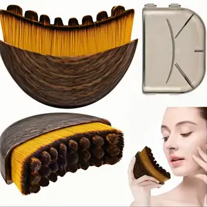 Lymphatic Contour Face Brush for Jawline & Chin Sculpting – Dry Brushing Massager for Lymphatic Drainage & Facial Fatigue Relief,  Ergonomically Designed to Fit The Skin Precisely  (1PCS) Beauty Roller Daily