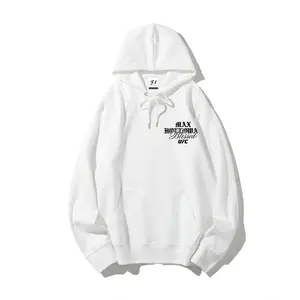 UNDISPUTED Max Holloway "Blessed" Hawaii Hibicus UFC Heavy Blend Hoodie UFC 318 BMF Hoodie Fan Apparel Casual Street Style Direct-to-garment Breathable Printing