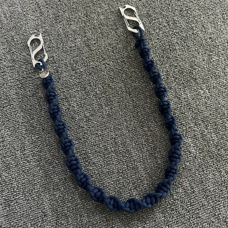 Handmade Japanese Korean Braided Rope Keychain Pendant, Aesthetic Keychain, Stylish Accessory for Everyday Use, Perfect Gift Idea for Friends & Family, Keyring, Cool Keychains