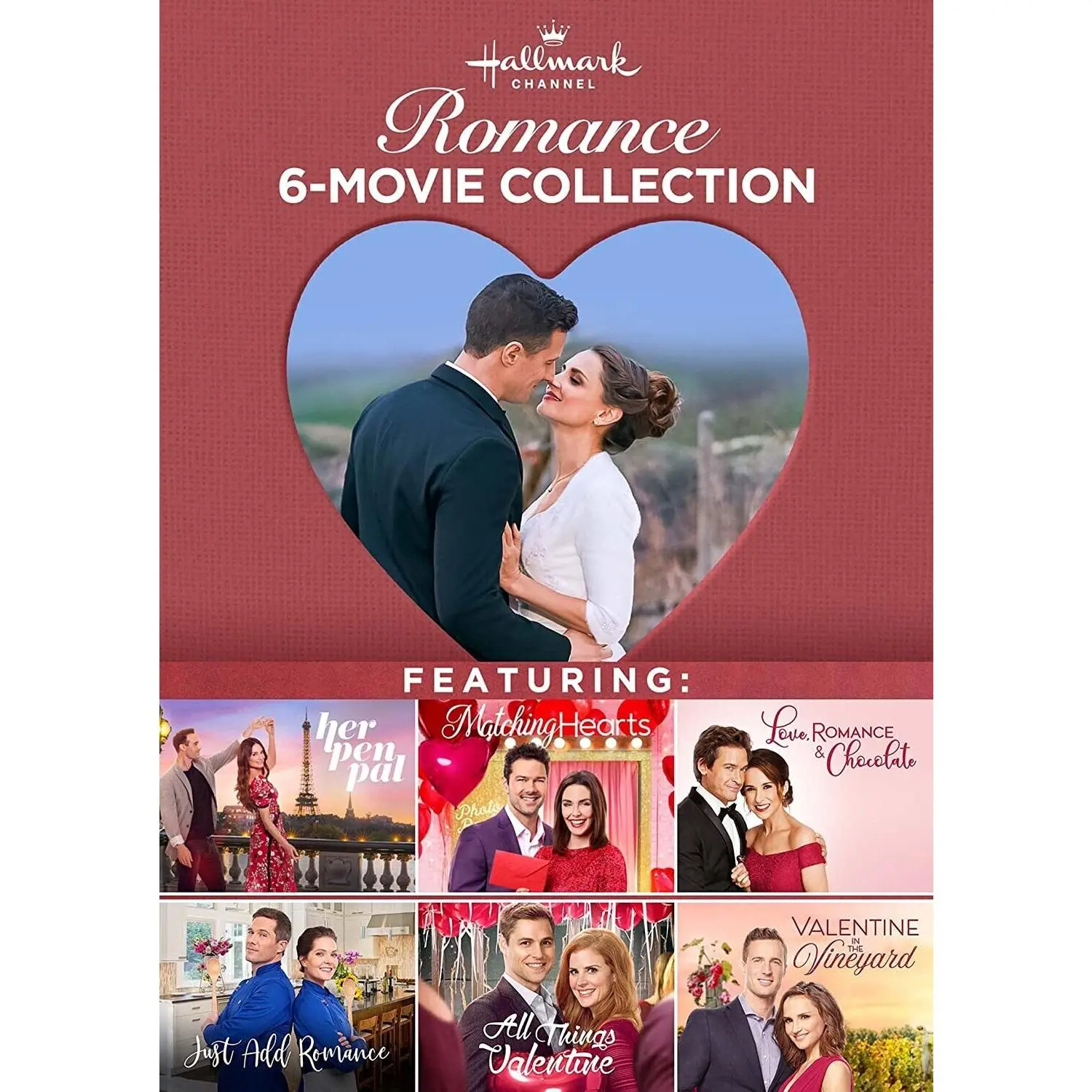 Hallmark Channel Romance 6-Movie Collection [DVD Video Disc] 2 Pack ...