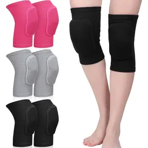 3 Pairs Dance Knee Pads Women Protective Non-Slip Knee Pads for Yoga Cheerleading Pole Floor Dance Volleyball