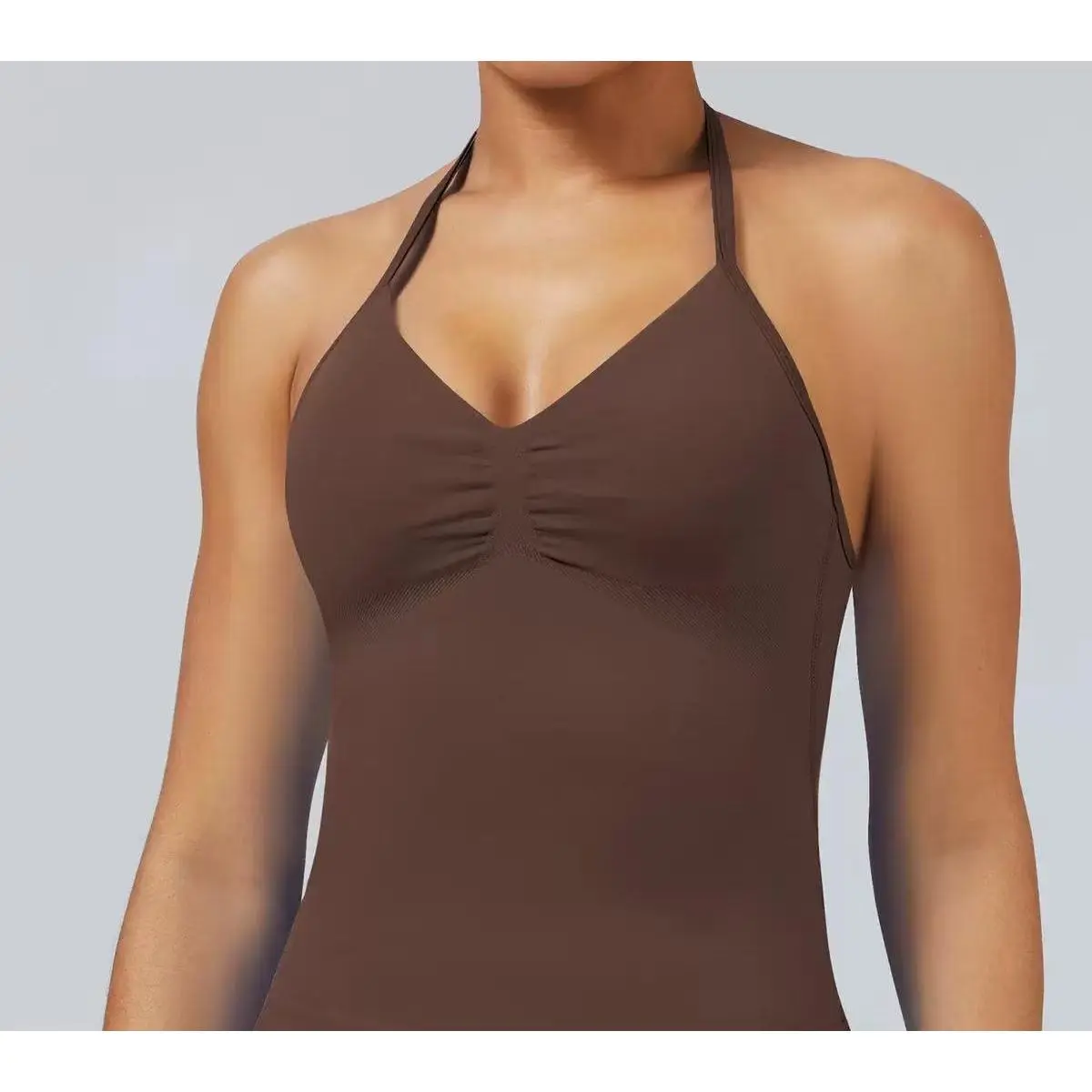 Cami + shorts ) Brown