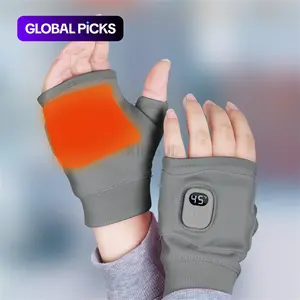 Heated Gloves, Rechargeable Heated Gloves for Men Women, Upgrade Non-Slip Electric Heating Glove for Cycling, Winter Hand Warmer Hunting, Skiing, Outdoor, Work(Palm Heating), Outdoor Sports Gloves,Heated Gloves