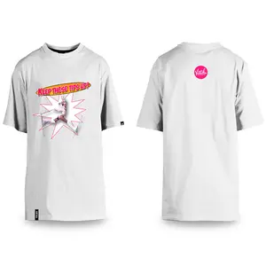 Tips Up Tee- White