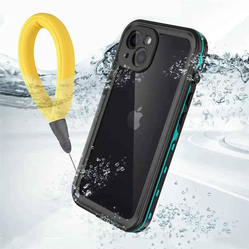 Full Sealed Clear For iPhone 12 13 14 15 16 17 Pro Max Waterproof Cases IP68 Diving 360 Protect Magsafe Shockproof Protect Cover