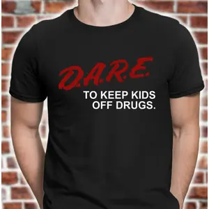 DARE Shirt | retro D.A.R.E. shirt | 90s vintage style dare t shirt FREE SHIPPING