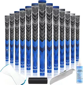 Half Cord Golf Grips 13 Pack with Golf Grip Kit -  Weather Performance Golf Club Grips - High Traction and Feedback Golf Grips for Men
