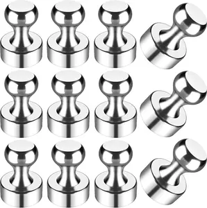 12Pcs Strong Magnets for Whiteboard, Fridge Magnets Adults, Refrigerator Magnets, Magnet Fridge, Small Strong Magnets for Kitchen, Office, Classroom, Locker WUDIME
