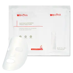 Winona Freeze-dried Facial Mask Soothing Essence for Sensitive Skin, Moisturizing, Soothing, Improving redness, for Moderately Dry and Sensitive Skin,Moisturizing Skincare 1PC