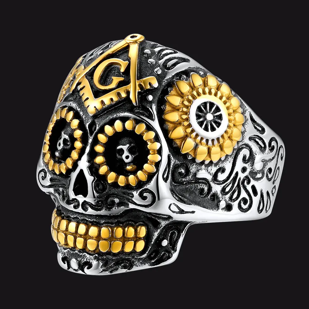 Steel - Skull ring