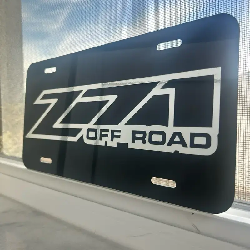 Z71 Off Road License Plate