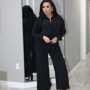 Diamond Glam 2 piece Set (black)