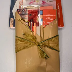 Bible Gift Set with RVR1960 Edition Especial and Mas Buscando Inspirational Cards in Kraft Paper Packaging