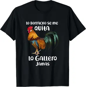 100% Cotton Funny Rooster Jamas T-Shirt