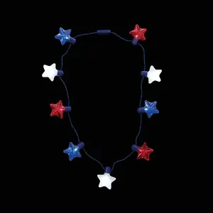 Patriotic Light-Up Necklaces - 12 Pc.