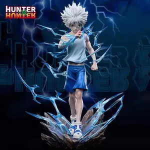 Hunter × Hunter Killua Zoldyck Transformation Figure Highly Detailed Sculpt with Dynamic Lightning Effects