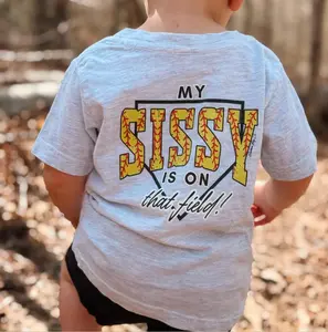 My Sissy Is On That Field Shirt Youth And Adult T-Shirt And Sweatshirt Graphic Tees, Tees, Graphic Shirts Softball Sister Support Game Day Family Fan Gift For Kids Men Women Cute Casual Outfit