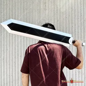 Munetoshi 40" Foam Dragon Slayer Berserker Guts Great Sword Fantasy Anime Cosplay Costume Game Munetoshi 40" Foam Dragon Slayer Berserker Guts Great Sword Fantasy Anime Cosplay Costume Game