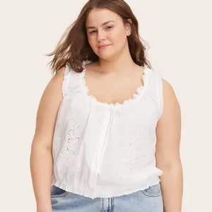Women's Shell Tank Top - Parke Cream 2X