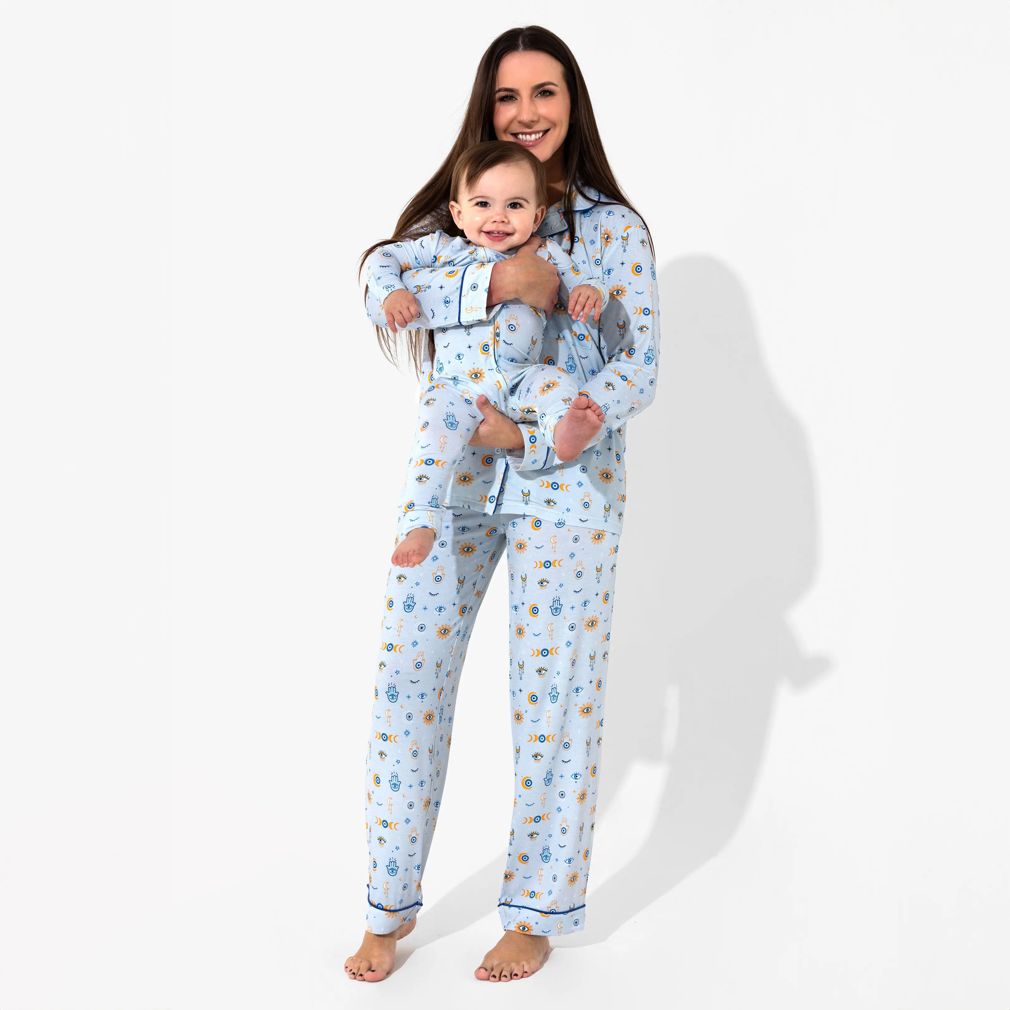 The Eye Blue Bamboo Women's Pajama Set The Eye Blue Bamboo Women's Pajama Set