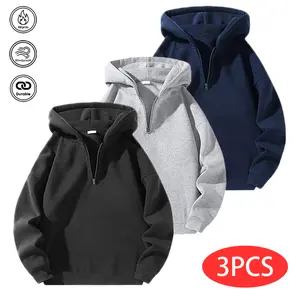 Men’s solid-color fashion basic hooded sweatshirt, regular fit for autumn/winter, casual long-sleeve hoodie with fleece lining—comfortable and breathable, suitable for everyday wear and workouts.