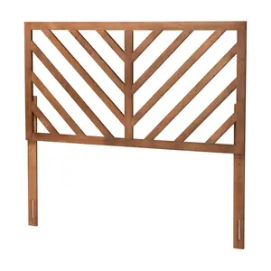 Belisma Ash Walnut Finished Wood King Size Headboard Belisma Ash Walnut Finished Wood King Size Headboard