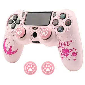 Soft Silicone Control Shell Skin For Playstation 4 Console Controller Case Gamepad Cover Housing For PS4 Slim Pro Joystick Case