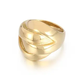 Unisex 18K Gold Plated Ring