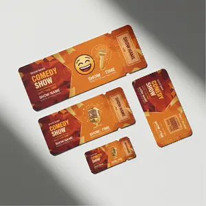 Custom Event Tickets Printing Cards