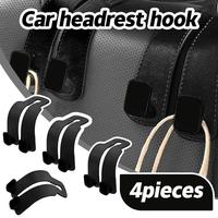 4 PCES Double Hooks - Black