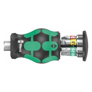 Wera 05008873001 Bitholding Stubby Screwdriver Set 6 Piece