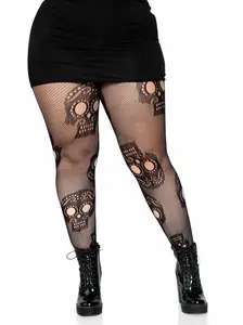 Plus Pirate Booty Fishnet Tights