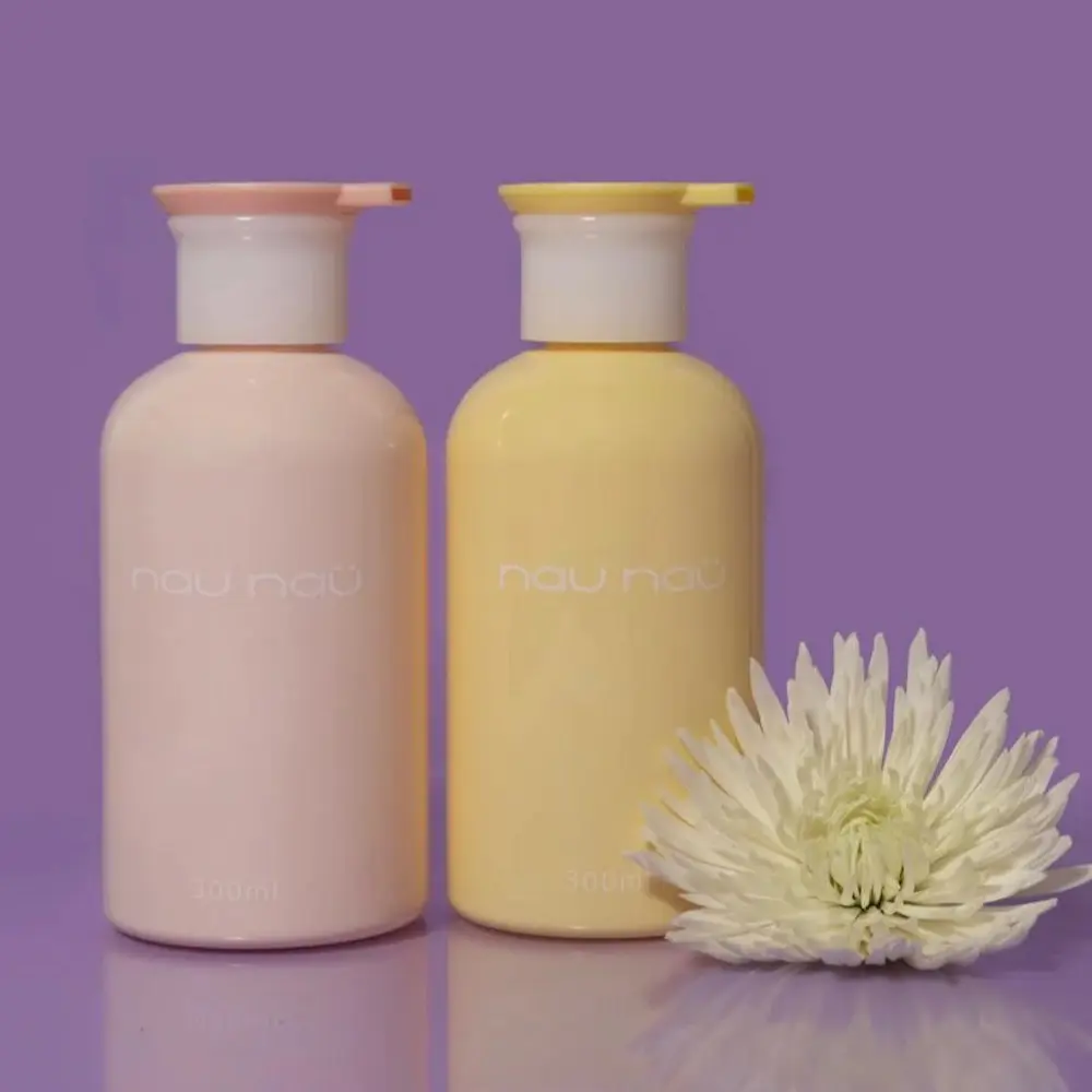 Nau Nau Vegan Hair Set – Shampoo + Conditioner for Dry, Curly or Damaged Hair – Sulfate-Free – 2x300 ml
