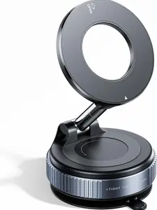 REOKILY 2026 Upgraded Vacuum Magnetic Car Phone Holder 360° Reinforced 96LBS Ultra Suction Cup Phone Mount for MagSafe Cell Phone Holders for Your Car/Gym/Mirror Mount for iPhone & Android