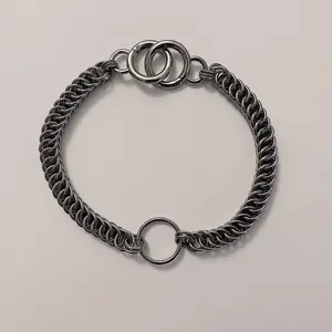 Stainless Steel Cuffing Necklace - Dual Purpose for Style and Pleasure