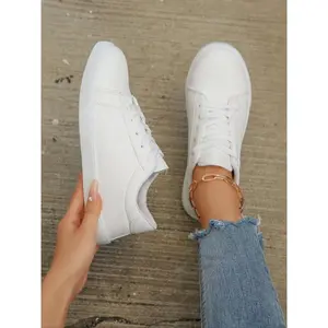 Women's fashion sports shoes, low-cut tennis shoes, lace-up athletic shoes for daily wear and sports activities, suitable for casual outings or commuting., Tennis Walking Shoes(Sheets)