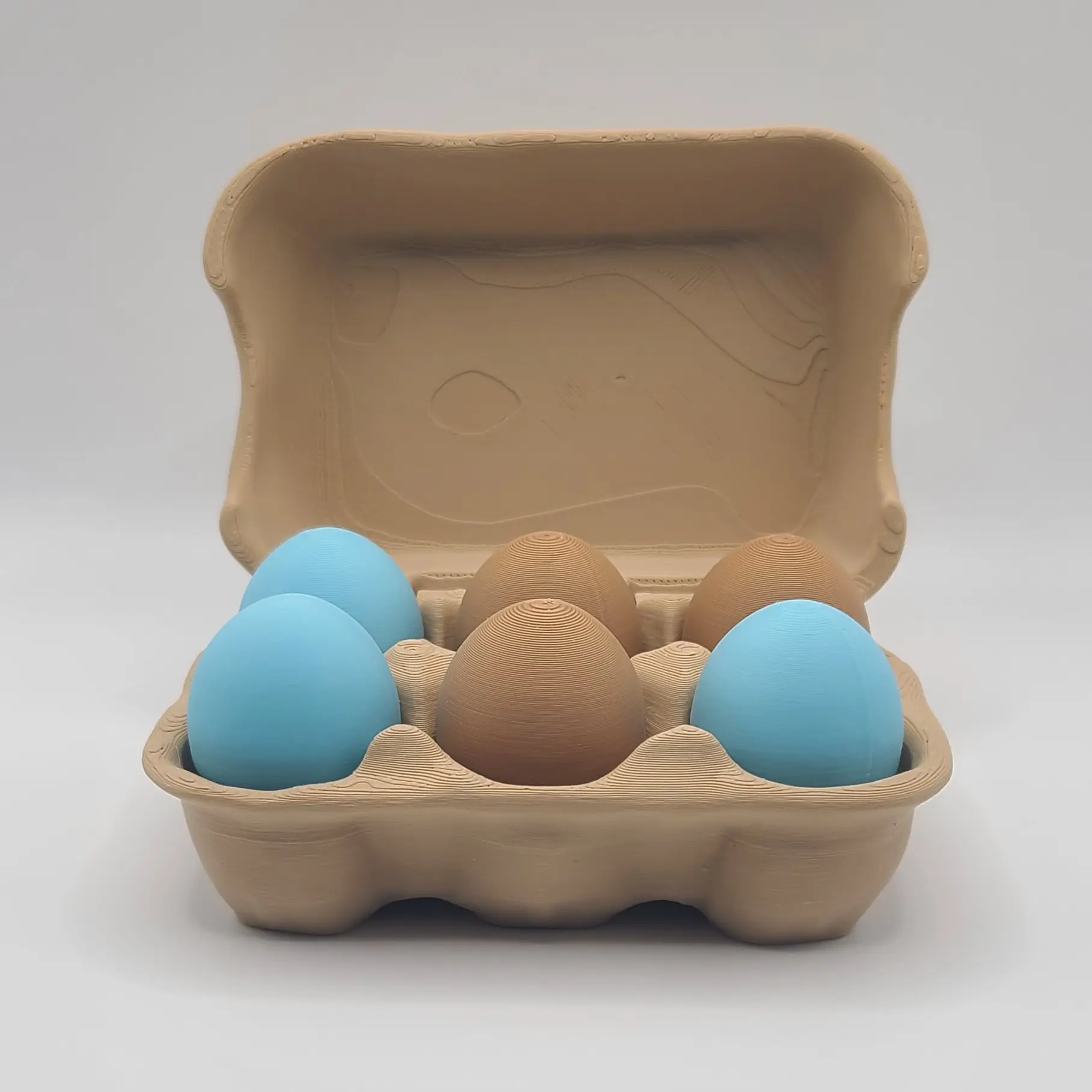 3D Printed Egg Carton Clicker. Fidget Toy.