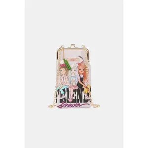 Nicole Lee USA Printed Kisslock Phone and Sunglass Purse