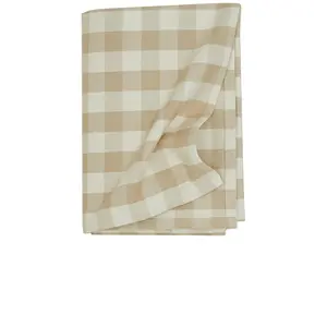 HAWKINS NEW YORK Essential Gingham Tablecloth in Ivory & Flax