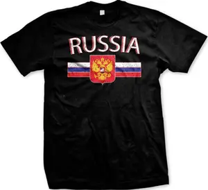 Russia Flag Russian Nationality Ethnic Pride Unisex T-Shirts Cotton Love